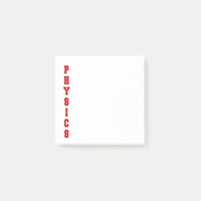 Physics Post-it Notes (Front)