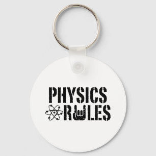 Physics Rules Key Ring