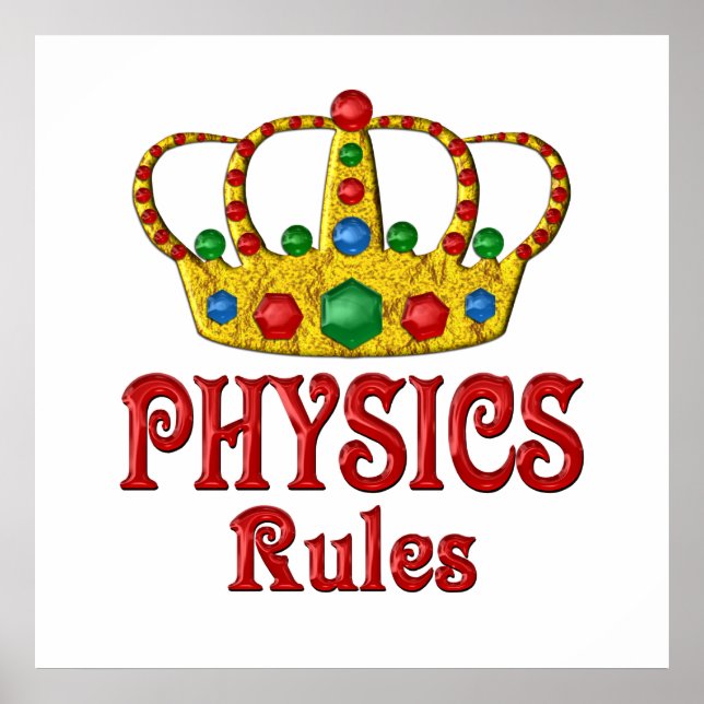 PHYSICS Rules Poster (Front)