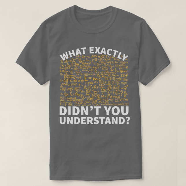 Physics Science Teacher Major T-Shirt (Design Front)