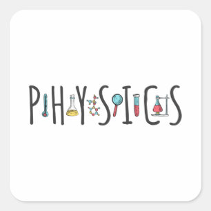 Physics Square Sticker