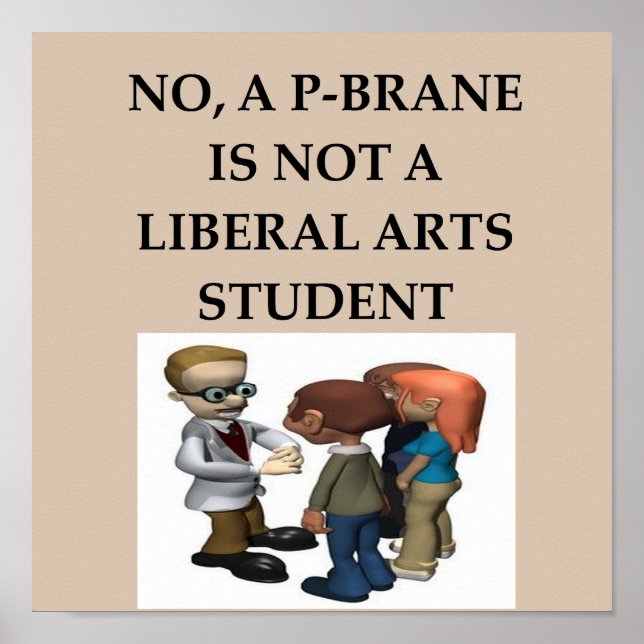 PHYSICS string theory poster (Front)