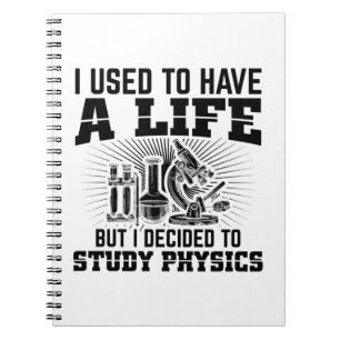 Physics Students   Studium Physicist Gift Ideas Notebook