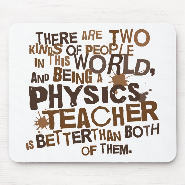 Physics Teacher Gift Mouse Mat (Front)
