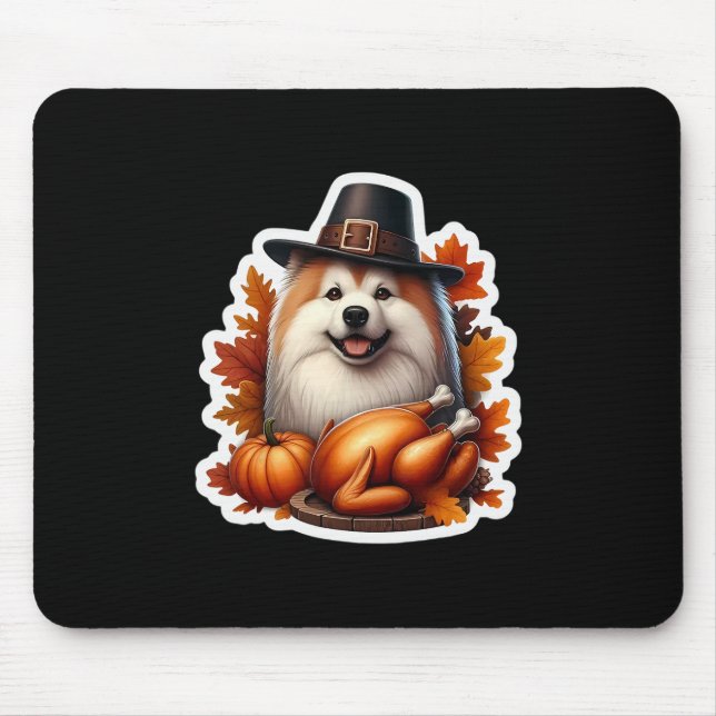 Physics Teacher Gobble Squad Thanksgiving Turkey F Mouse Mat (Front)