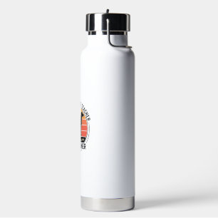 Physics Teacher Loves Weimaraner Vintage Dog Desig Water Bottle