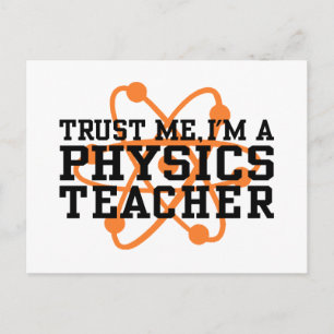 Physics Teacher Postcard