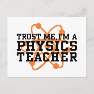 Physics Teacher Postcard