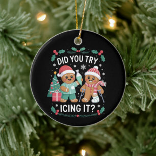 Physio Physical Therapy Did You Try Icing It Nurse Ceramic Tree Decoration