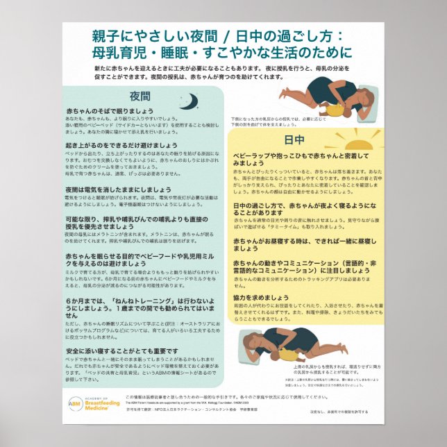 Physiologic Infant Care Poster (Japanese) (Front)