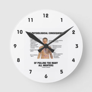 Physiological Consequences Pulling All Nighters Round Clock