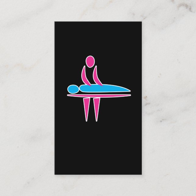 Physiotherapeut Masseur Massage Therapist Business Card (Front)