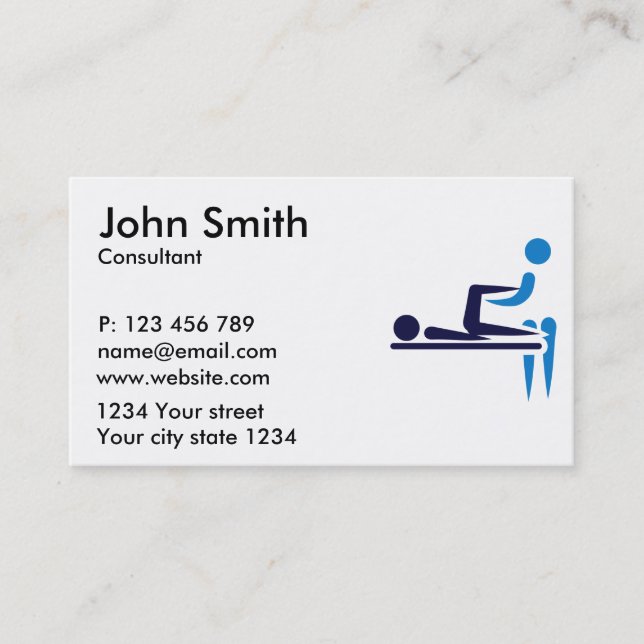 Physiotherapist Business Card (Front)