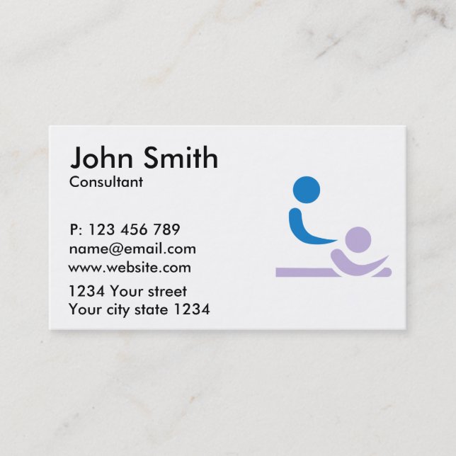 Physiotherapist Business Card (Front)
