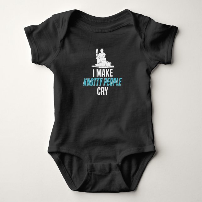 Physiotherapist Chiropractor Osteopath Masseur Baby Bodysuit (Front)