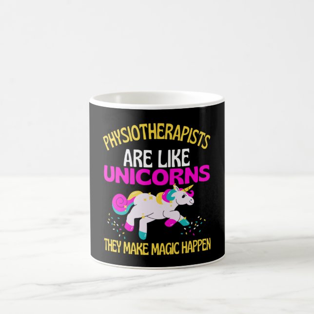 Physiotherapist Unicorn , Magical Unicorn Physio Coffee Mug (Center)