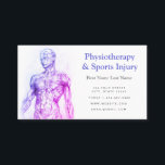 Physiotherapy and Sports Injury Business Card<br><div class="desc">Physiotherapy and sports injury business card.</div>