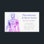 Physiotherapy and Sports Injury Business Card<br><div class="desc">Physiotherapy and sports injury business card.</div>