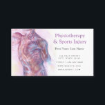 Physiotherapy and Sports Injury Business Card<br><div class="desc">Physiotherapy and sports injury business card.</div>