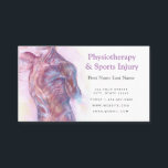 Physiotherapy and Sports Injury Business Card<br><div class="desc">Physiotherapy and sports injury business card.</div>