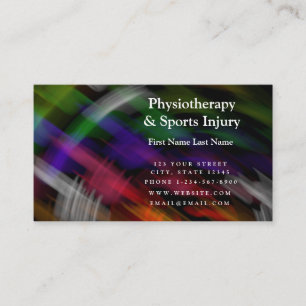 Physiotherapy and Sports Injury Business Card