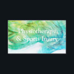 Physiotherapy and Sports Injury Business Card<br><div class="desc">Physiotherapy and sports injury business card.</div>