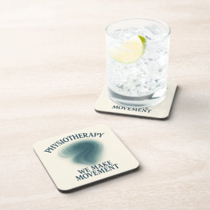 Physiotherapy We Make Movement – Modern Art Coaster