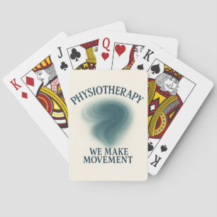 Physiotherapy We Make Movement – Modern Art Playing Cards