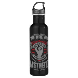 Physique Motivation - Aesthetics - Step Up - Zyzz 710 Ml Water Bottle