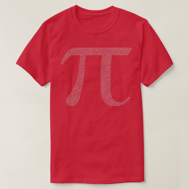 Pi314First2000DigitsOfPiMathForPiDay  T-Shirt (Design Front)