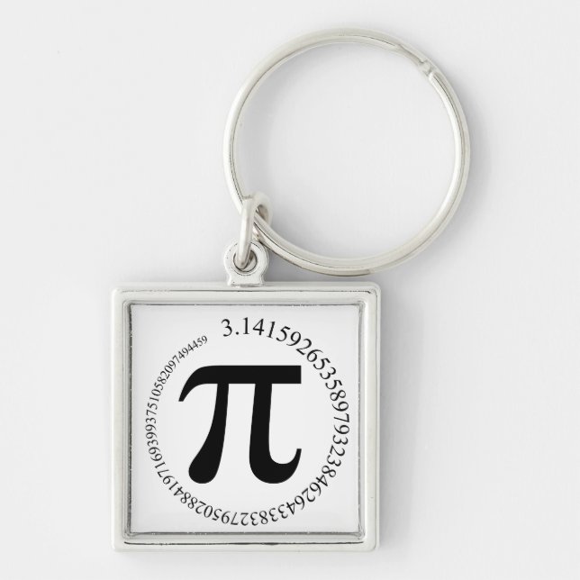 Pi (π) Day Key Ring (Front)