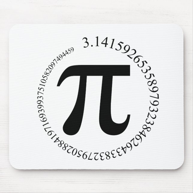 Pi (π) Day Mouse Mat (Front)