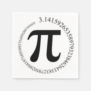 Pi (π) Day Napkin