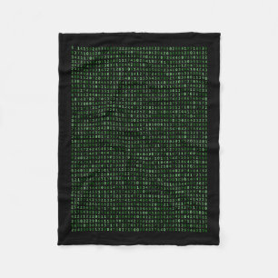 Pi 2025 Digits Matrix Cool Design For Math And Sci Fleece Blanket
