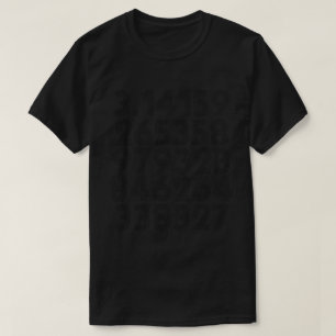 pi= 3.14159 Digits PiDay Math Numbers T-Shirt