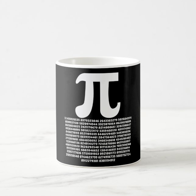 Pi 3.14 Math Irrational Number Math Gift Coffee Mug (Center)