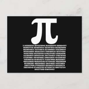 Pi 3.14 Math Irrational Number Math Gift Postcard
