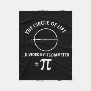 Pi 3,14 Number Symbol Math Science Teacher Student Fleece Blanket