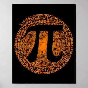 Pi 3,14 Pi Number Symbol Math Science Gift Poster