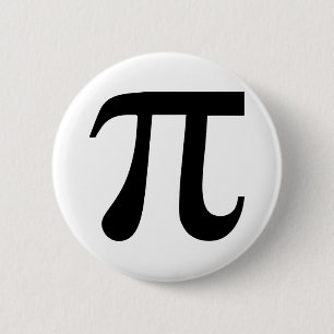 Pi 6 Cm Round Badge
