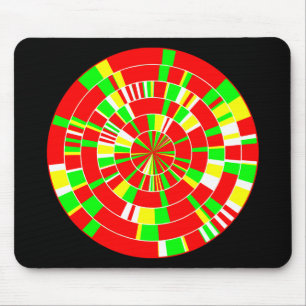 Pi Abstract 02 - On Black Mouse Mat