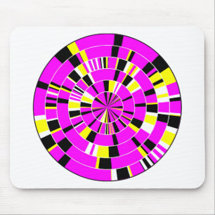 Pi Abstract 03 - On White Mouse Mat