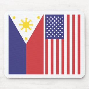 PI and US Flags Mouse Mat