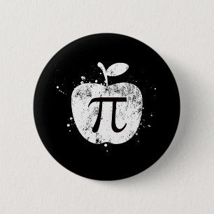 Pi  Apple Pie Funny 6 Cm Round Badge