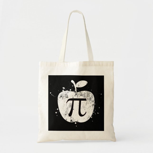 Pi  Apple Pie Funny Tote Bag (Front)