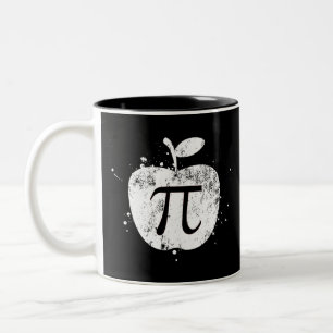 Pi Apple Pie Funny Two-Tone Coffee Mug