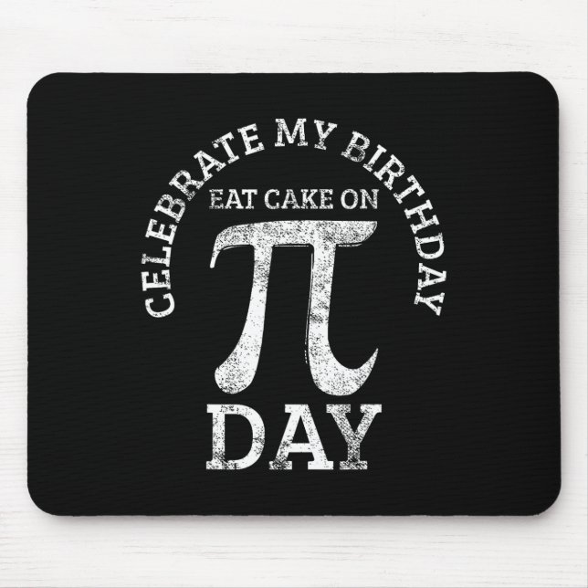 Pi Birthday Math Day Vintage  Mouse Mat (Front)