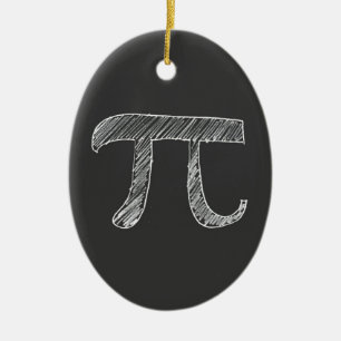 Pi Ceramic Tree Decoration