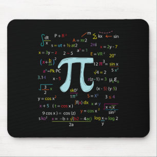 Pi Circle Number Formulas Nerdy Mathematicians Pi  Mouse Mat