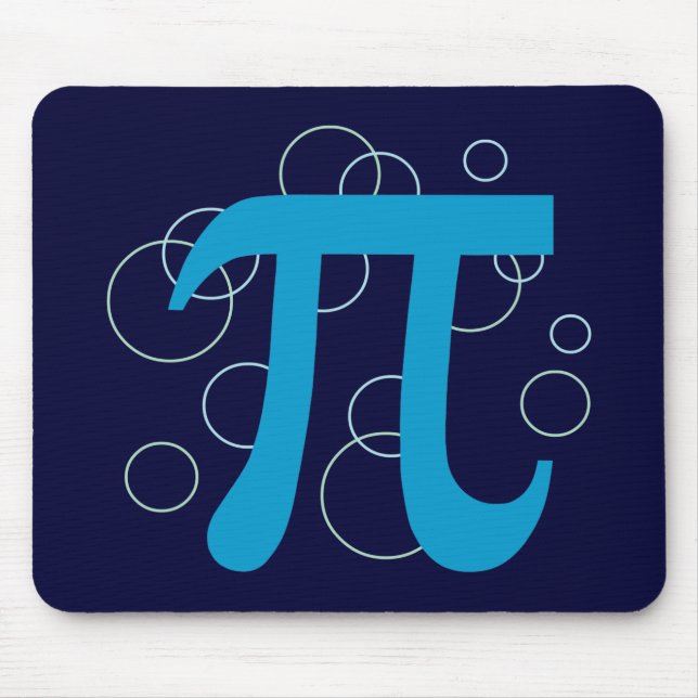 Pi Circles Mouse Mat (Front)
